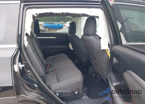 2017 Toyota Highlander Le from USA, damaged, VIN 5TDBZRFH1HS441774